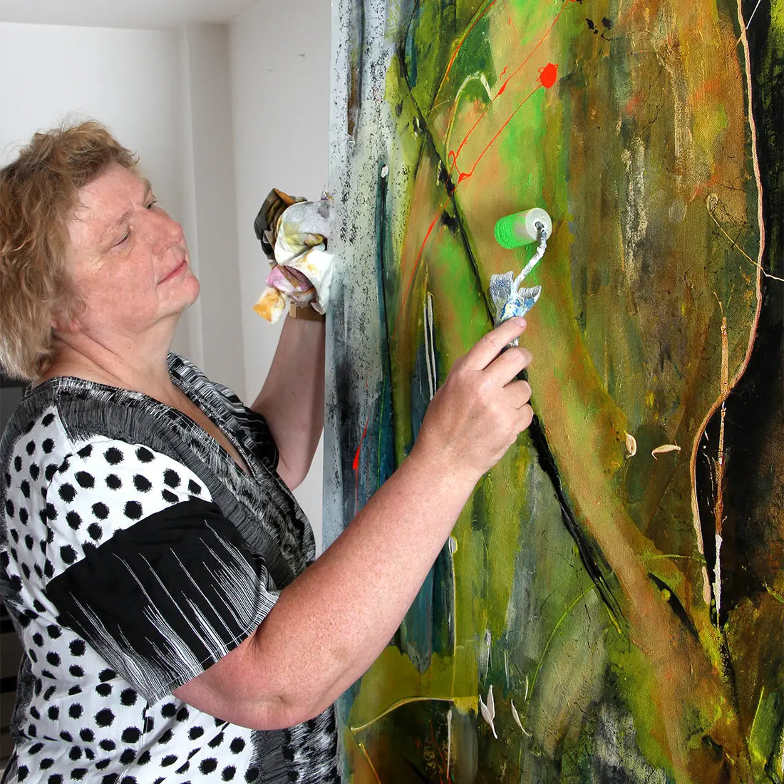 The secrets of the abstractions of the painter Birgit Günther