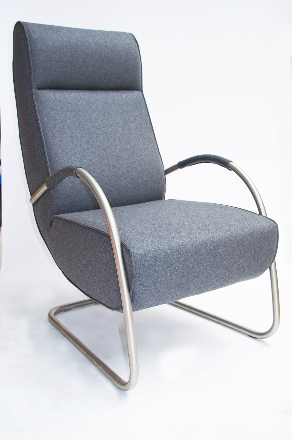 Howard Highback 25mm Brushed Ss Frame - Lounge Chairs