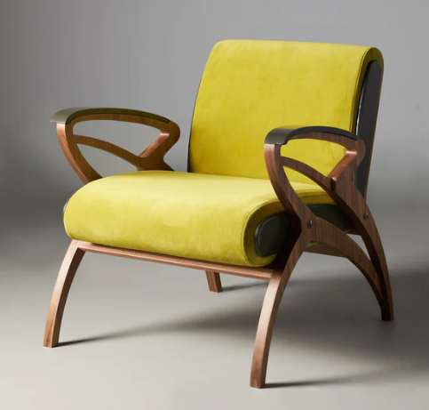 Hopper Velvet Armchair